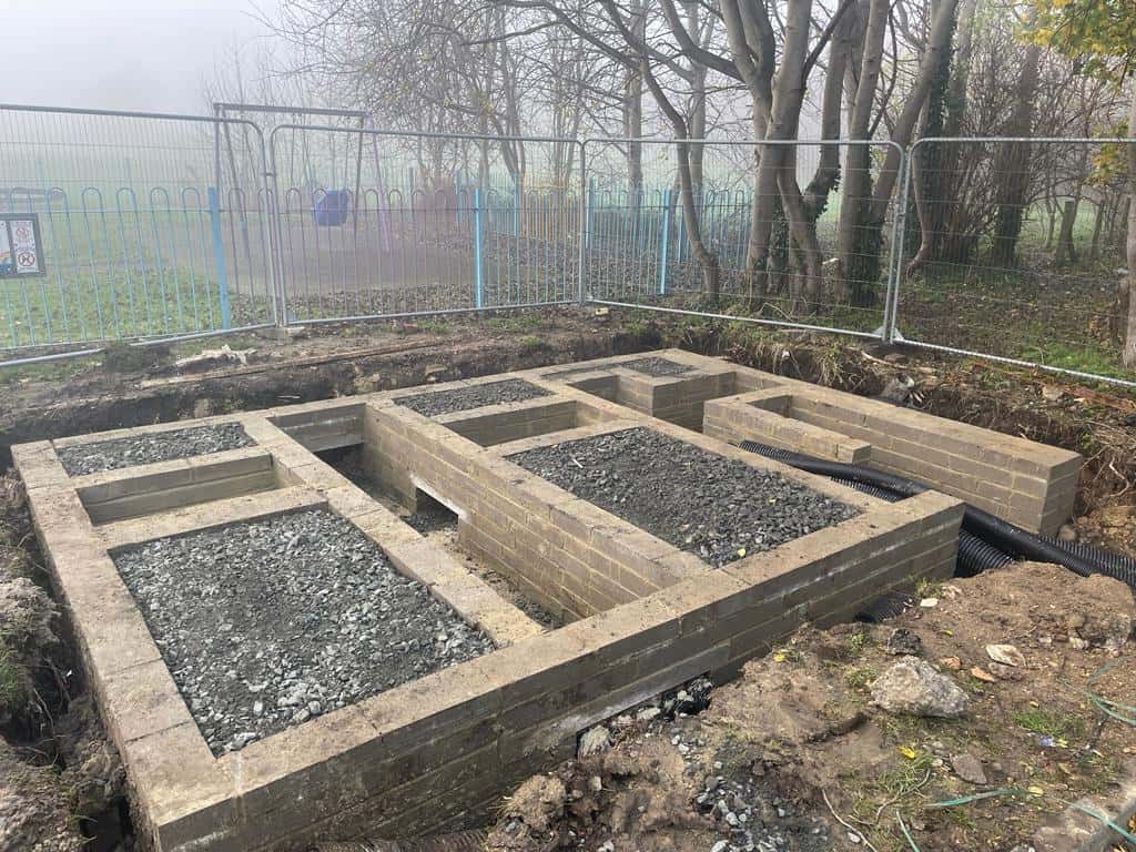 Recent groundworks project 4